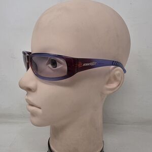 Vtg Arnette Sunglasses Red and Blue Frames and Lenses 4009-116/2B Made In Italy